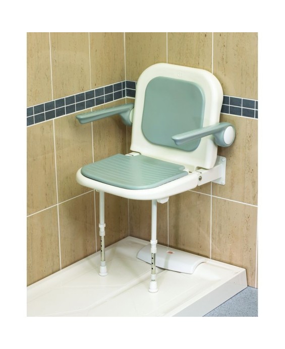 Fauteuil douche Maldives - Assise dédoupée - Large 812029 PROVIDOM 54