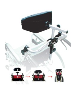 Appui-tête pour fauteuil roulant S-Ergo 125 - 41 et 46 cm 870014.M PROVIDOM 54