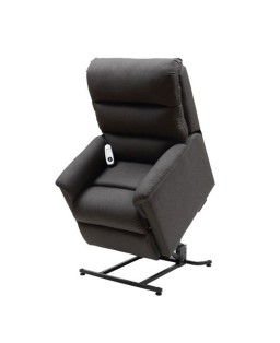 Fauteuil releveur Perle 1 moteur - Tissu chiné gris - Mini 821023.GRIS PROVIDOM 54