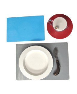 Set de repas antidérapant Ergo Plus spécial lave-vaisselle - Bleu - 29 x 19 cm 818055.BLEU PROVIDOM 54