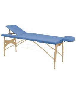 Table pliante bois Ecopostural - Bleu java 827080.B PROVIDOM 54