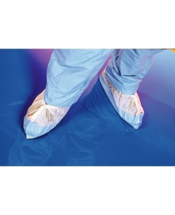 Sur-chaussure blanche avec semelle pe bleue 803082 PROVIDOM 54