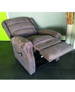 Fauteuil releveur Renaissance 1 ou 2 moteurs - Microfibre Taupe - 1 moteur 821049.TAUPE PROVIDOM 54